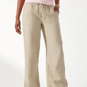 Tommy Bahama Linen Pant Size 0 in color Natural